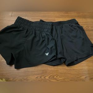 Workout shorts set of two